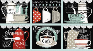 COFFEE CHALK Placemat Panel 24"x43"