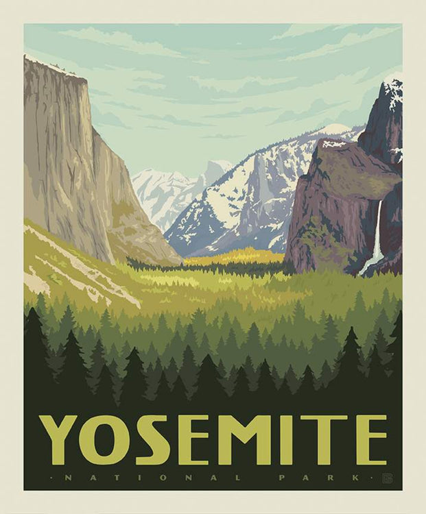 NATIONAL PARKS Yosemite Panel 36"x43"