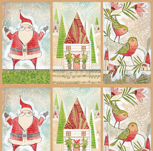 HOLLY JOLLY Jolly Wishes panel 24"x43"