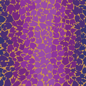 OMBRE LEAVES purple