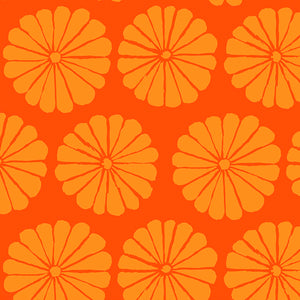 DAMASK FLOWER orange