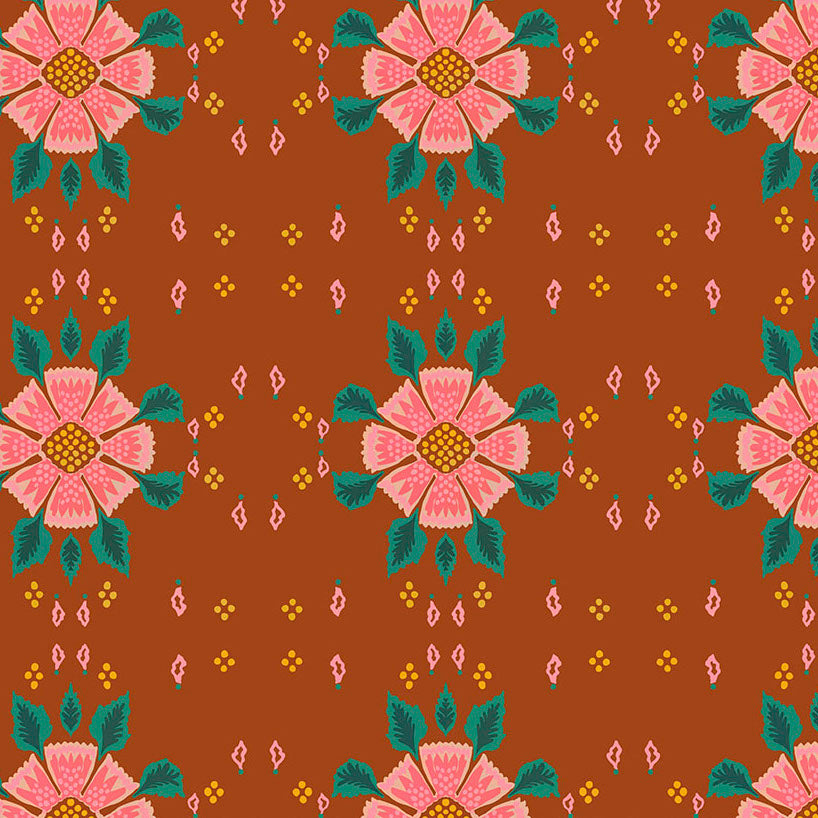 FOLK HEART Eyelet amber