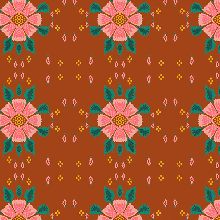 FOLK HEART Eyelet amber