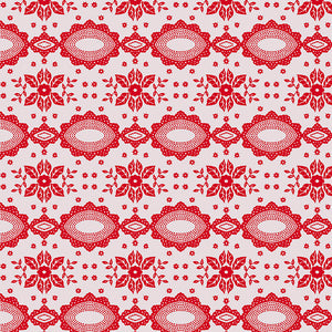 FOLK HEART Lace cherry