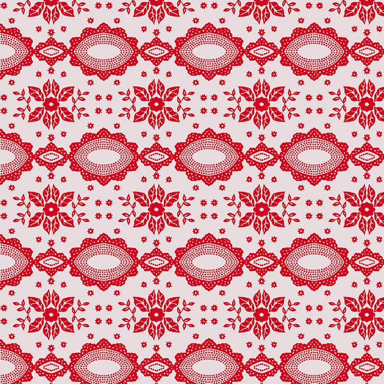FOLK HEART Lace cherry