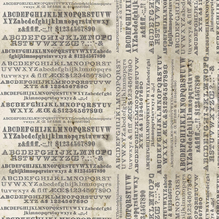 MONOCHROME Typography parchment