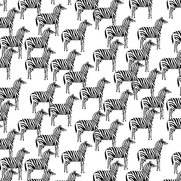 ABC MENAGERIE Zebra white