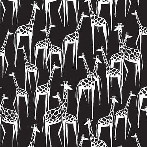 ABC MENAGERIE Giraffes black