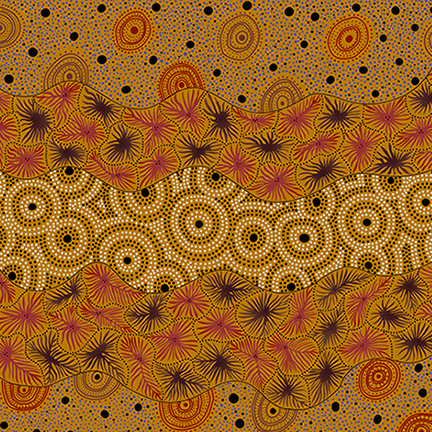 AUSTRALIAN Wild Seed & Waterhole yellow