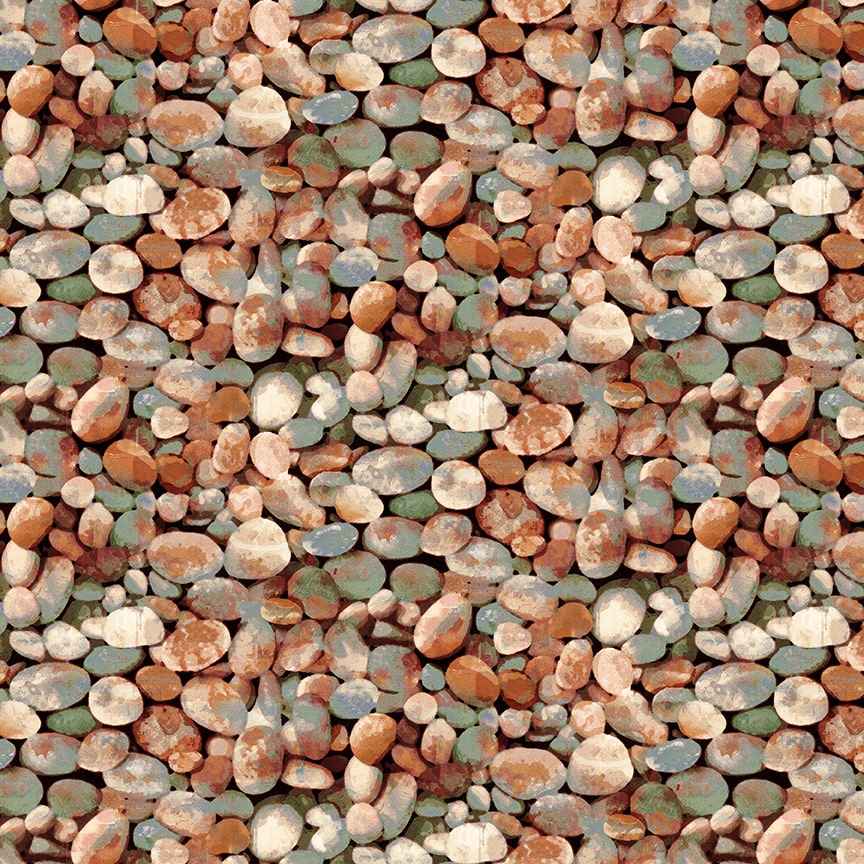 PORTFOLIO OF LANDSCAPES Pebbles clay/moss