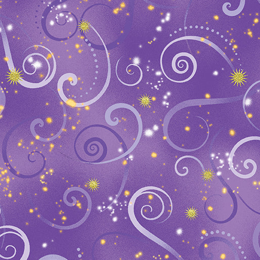 DRAGONFLY DANCE Swirling Sky medium purple