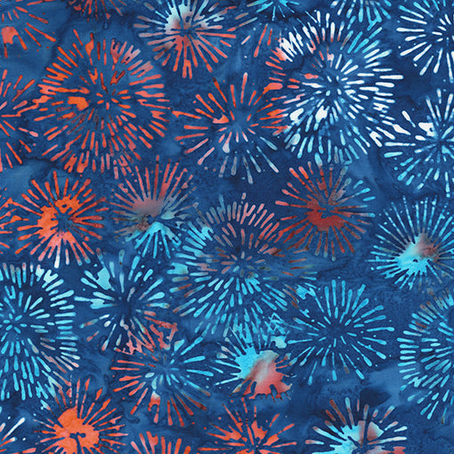 LIBERTY Fireworks navy - one yards