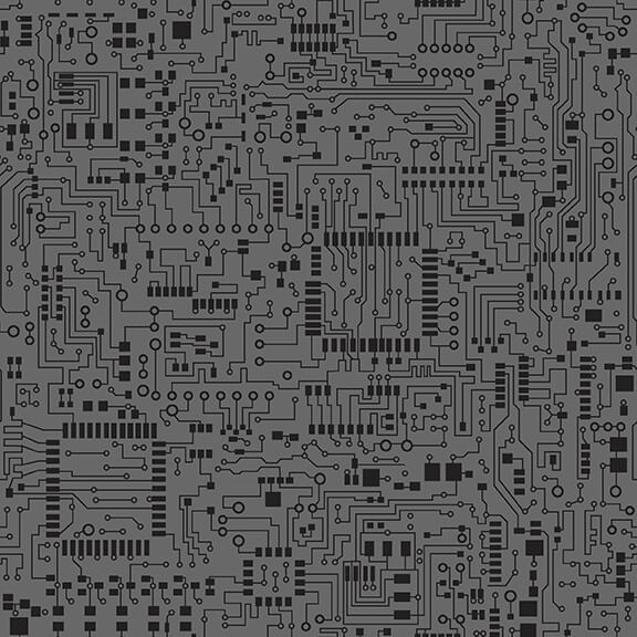 DATA POINT Computer Circuits charcoal