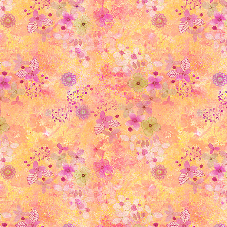 ZEN Floral light orange