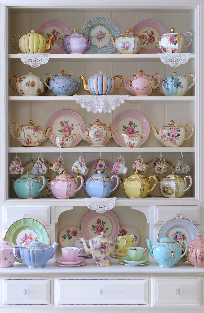TEA FOR TWO Panel white multi 28