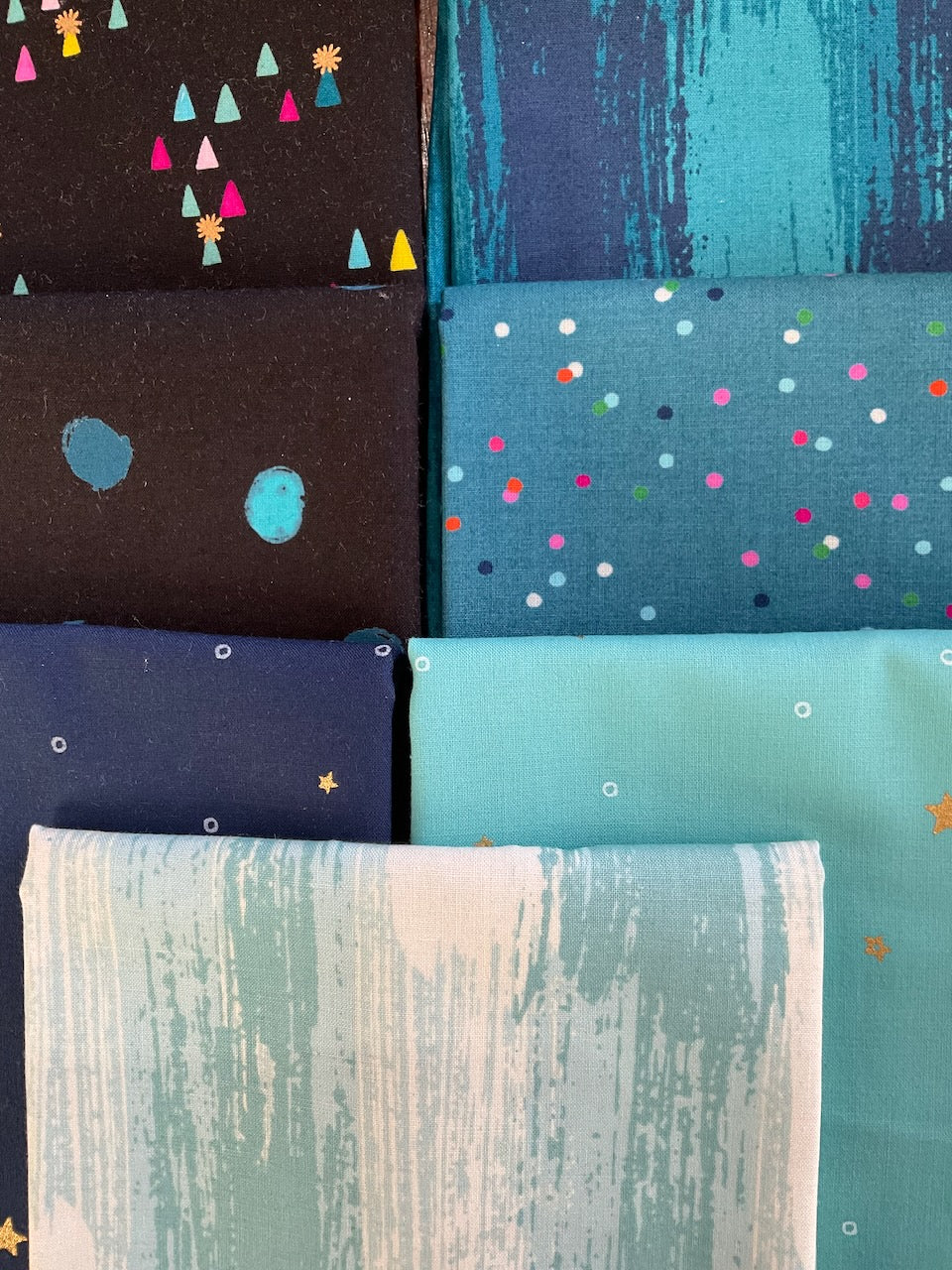 BIRTHDAY Blue 7 half yards