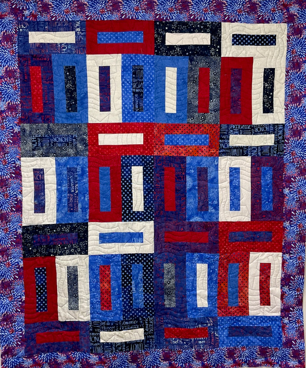BLUEBERRY HILL Freedom 2 56"x68"