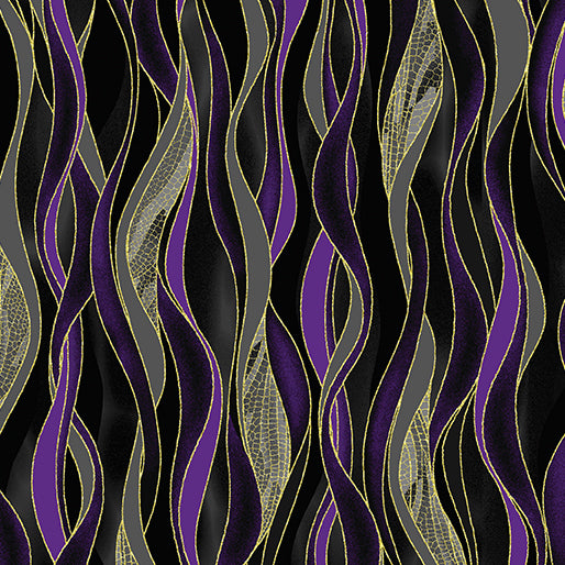 DRAGONFLY DANCE Dancing Waves black/purple