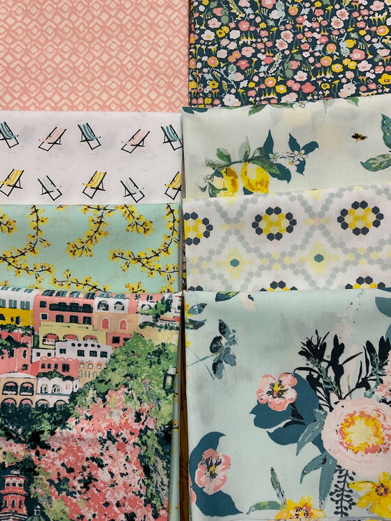 CAPRI Mint 8 fat quarters