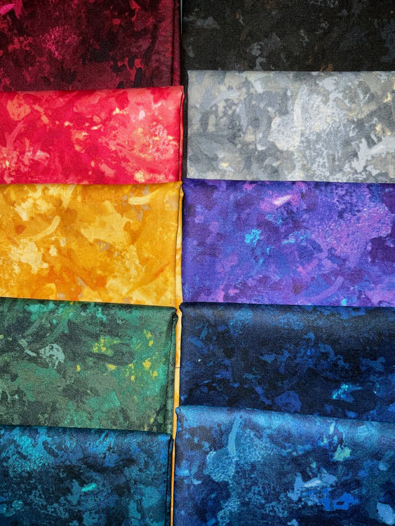 CHROMA Dark 10 fat quarters