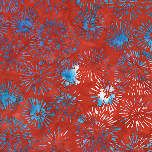 LIBERTY Fireworks red - one yards