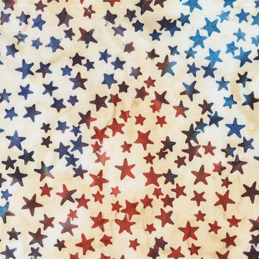 LIBERTY Stars cream - one yards