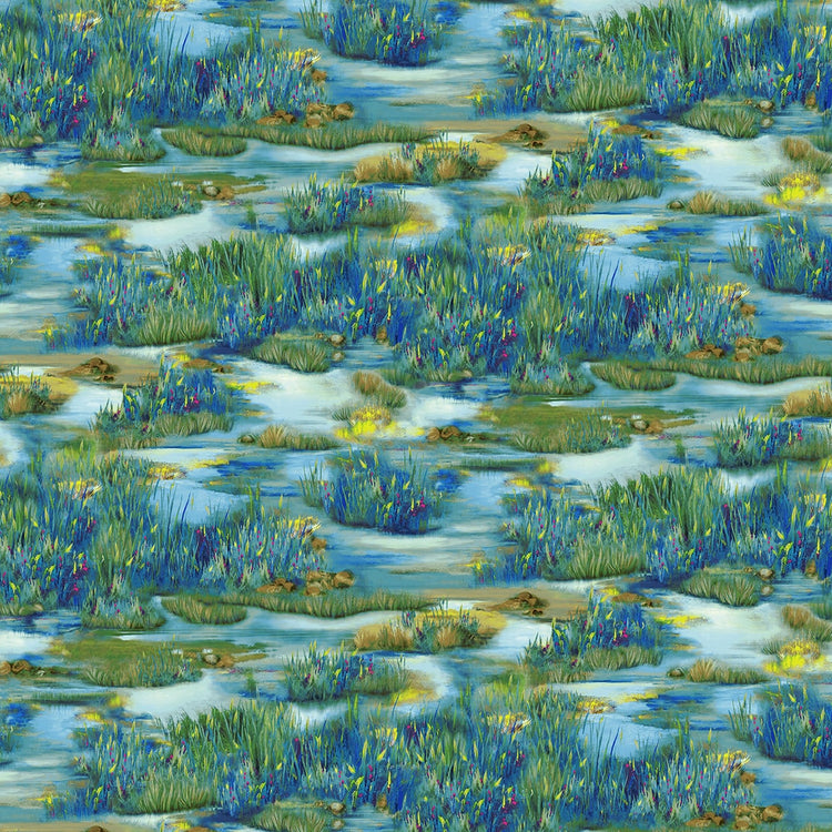 PORTFOLIO OF LANDSCAPES Marshland blue summer