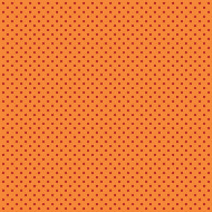 DAZZLE DOTS Snazzy Squares orange/red