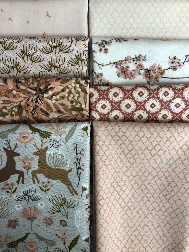 Botanist blush 8 fat quarters – Villa Rosa Designs