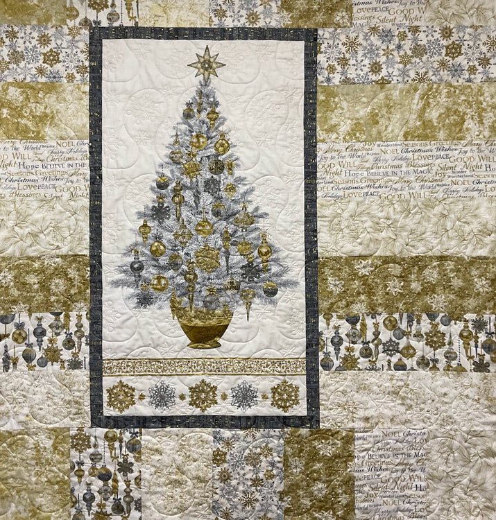 SPLENDOR White Christmas 56"x59"